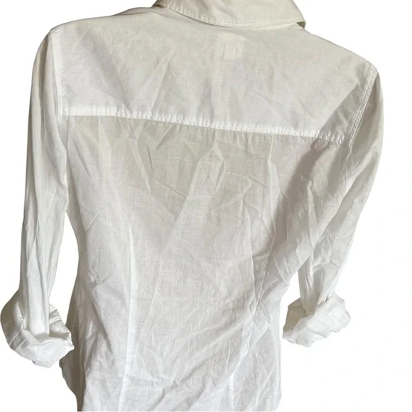 J. Crew White Button-Down Shirt - Picture 4 of 6
